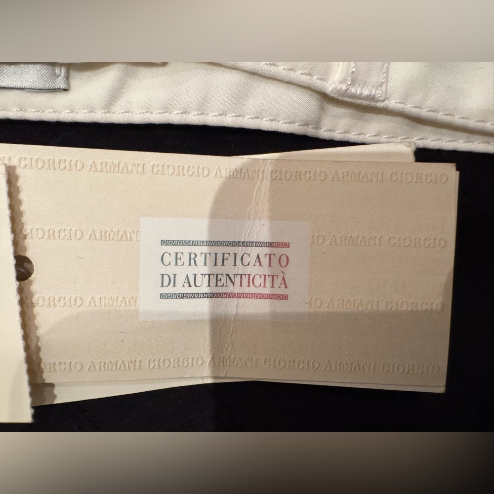 ❤️ NWT ARMANI COLLEZIONI Women’s White Straight-Leg Pants. Size:6 - Picture 4 of 16